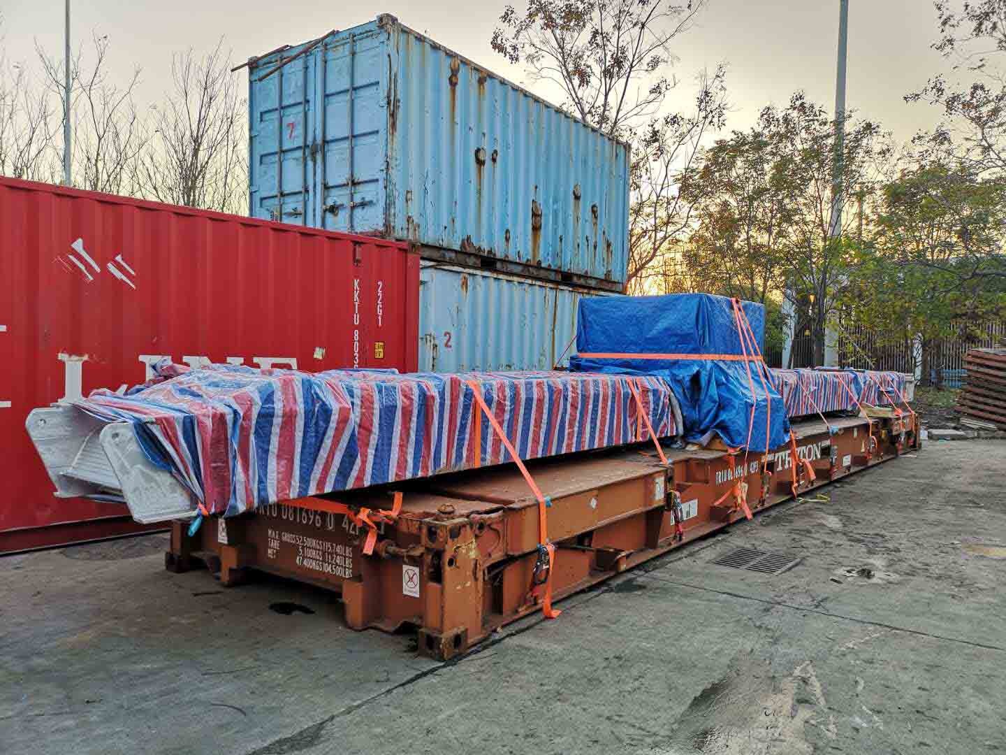 框架箱运输卷钢应该注意什么?-琪邦特种箱海运